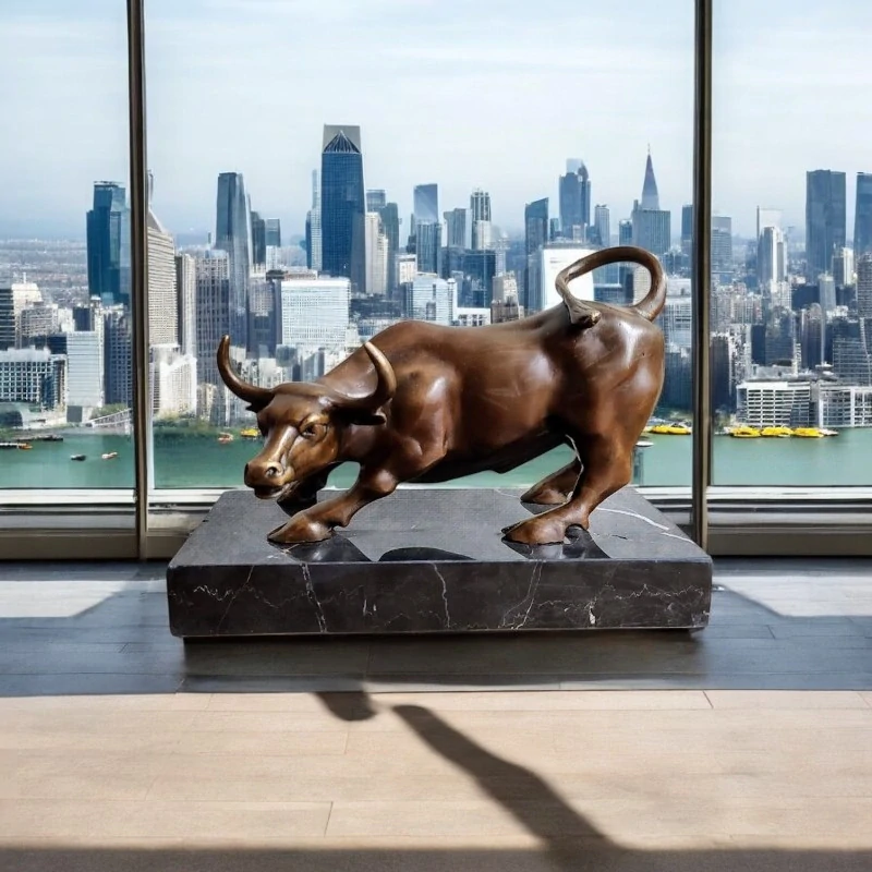 Wall Street Bull – bronzová socha býka, symbol síly a prosperity