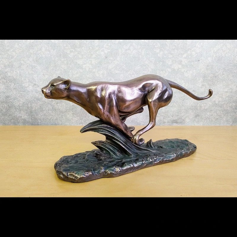 Gepard v běhu – figurka běžící šelmy, Veronese WU77416A4