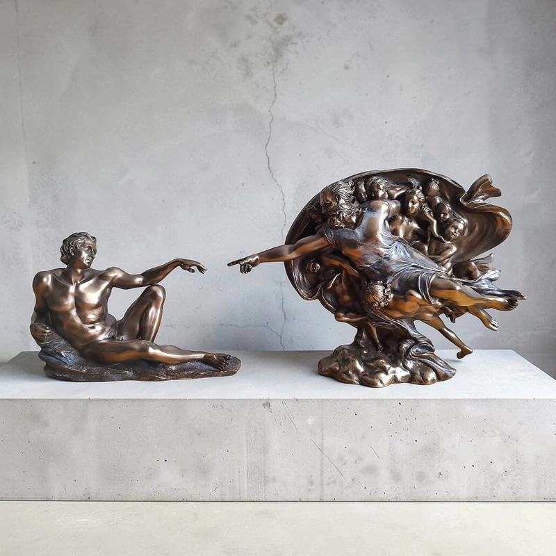Stvoření Adama – Michelangelo – Adam a Bůh, Veronese WU72293Y4