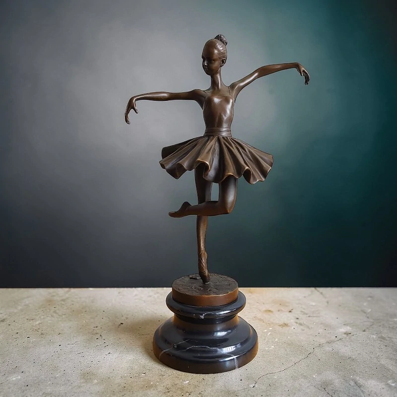 Baletka – bronzová socha Milo | Číslovaná, francouzská slévárna