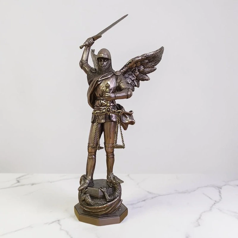 Archanděl Michael s váhami a drakem – symbol spravedlnosti a ochrany, Veronese WU78258A1