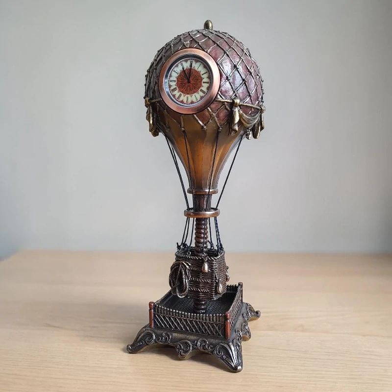 Stolní hodiny horkovzdušný balón – dekorativní hodiny, Veronese WU76967A4