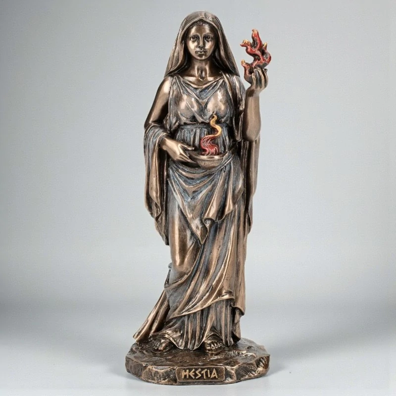 Hestia s posvátným plamenem – figurka řecké bohyně, Veronese WU78204A4