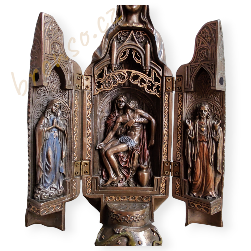 Panna Maria – triptych, katolická soška Veronese WU75630A4