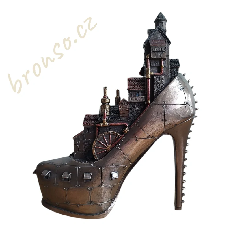 Steampunková bota – vesnice na vysokém podpatku, Veronese WU76936