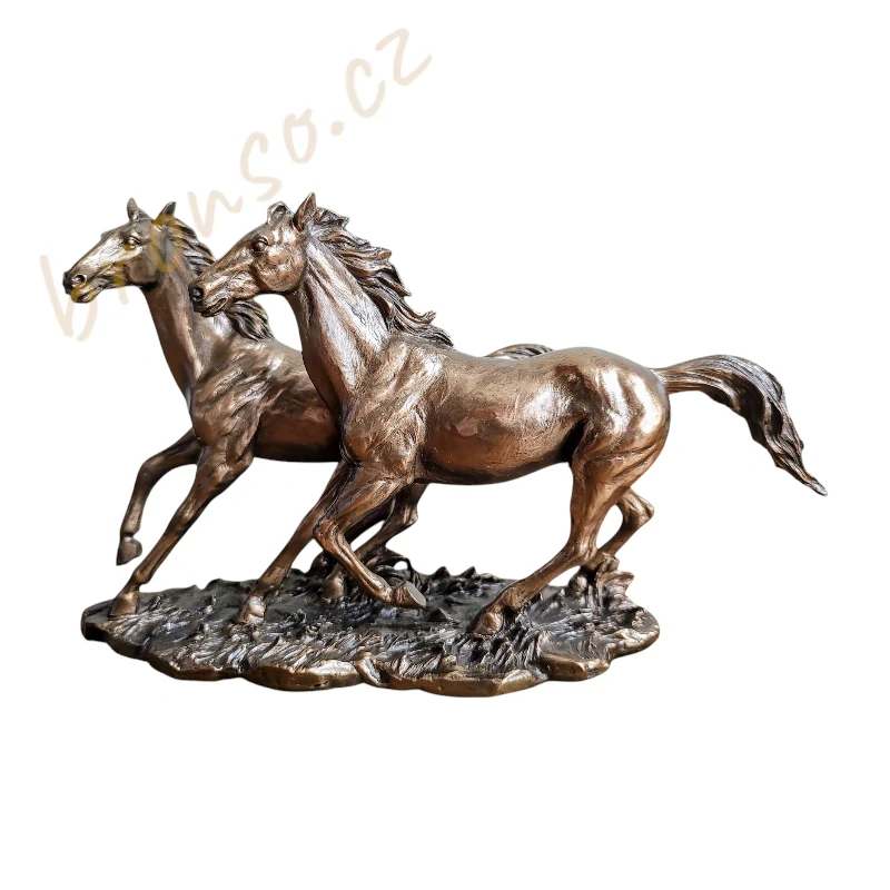 Cválající koně – soška Veronese WU76436A1