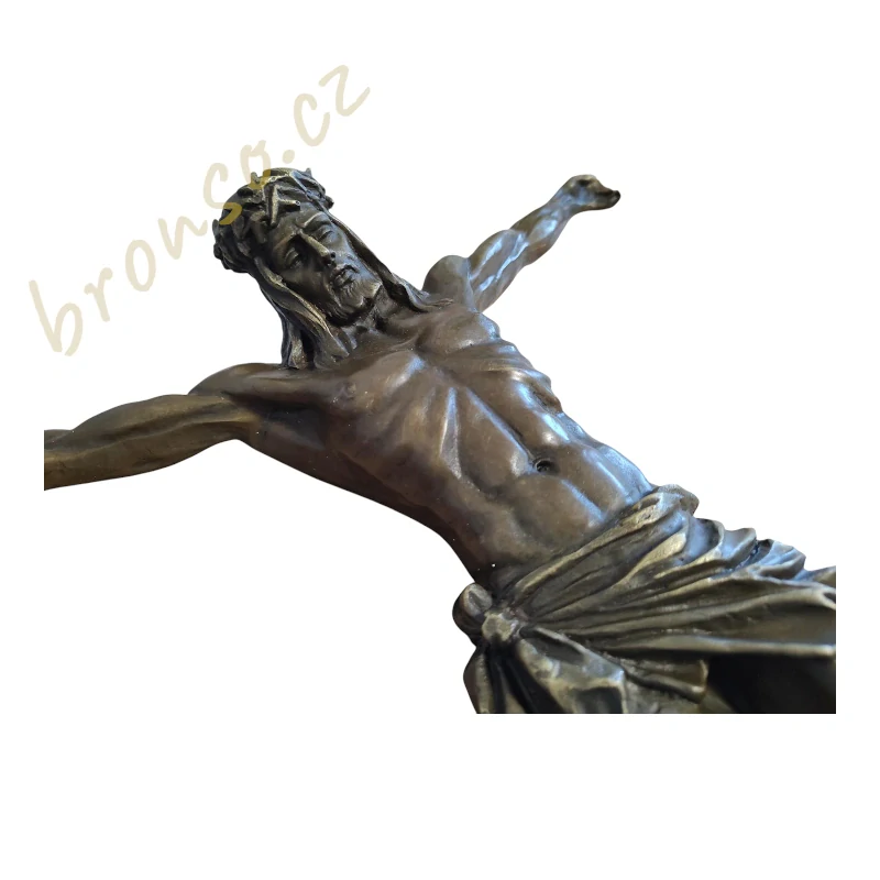 Ježíš Kristus - závěsná bronzová socha