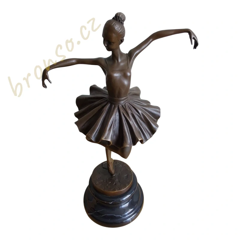 Baletka – bronzová socha Milo | Číslovaná, francouzská slévárna