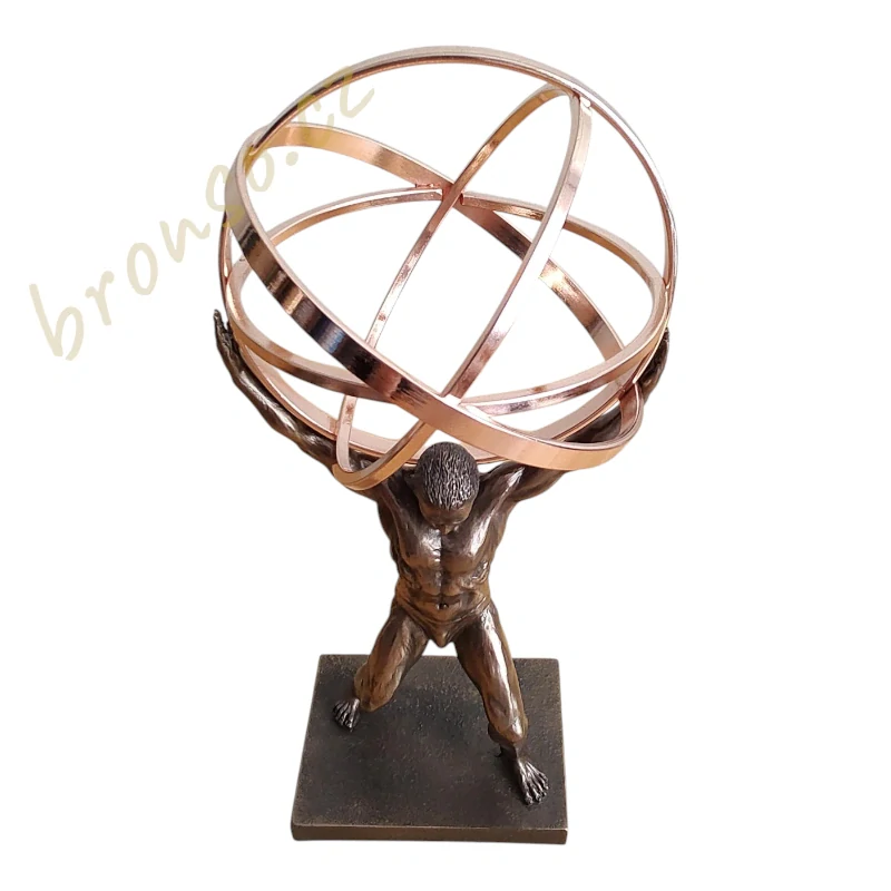 Atlas s globem – dekorativní soška řeckého titána Veronese WU76696A4