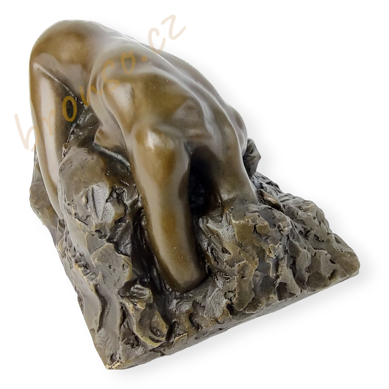 Danaid – La Danaide – A. Rodin, bronzová socha, klasické umělecké dílo