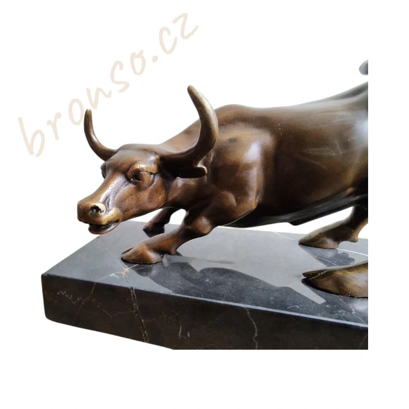 Wall Street Bull – bronzová socha býka, symbol síly a prosperity