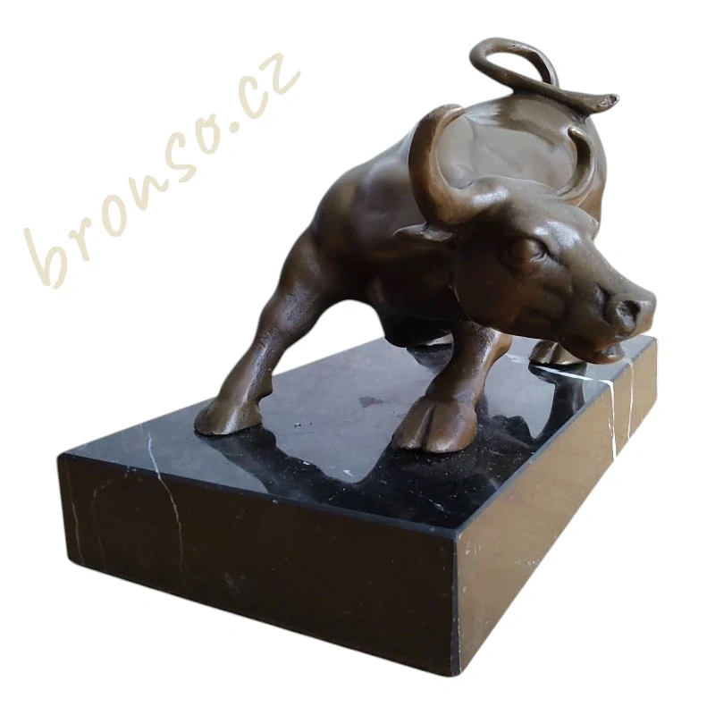 Wall Street Bull – bronzová socha býka, symbol síly a prosperity