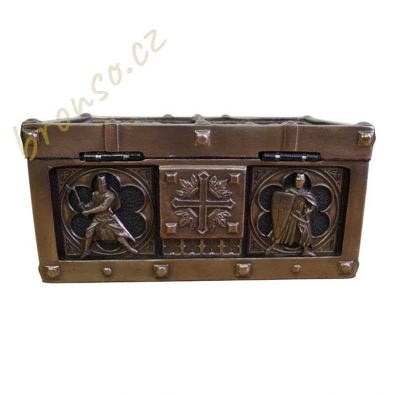 Rytířská šperkovnice Templáři, box na drobnosti - Veronese WU77621A4