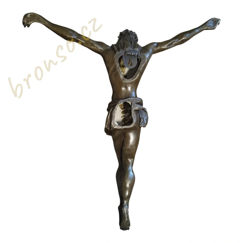 Ježíš Kristus - závěsná bronzová socha
