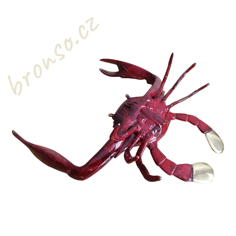 Krab – bronzová soška do interiéru i exteriéru | Námořní a pobřežní dekorace