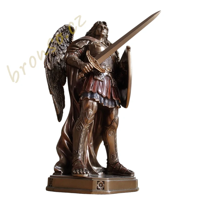 Archanděl Michael s mečem a štítem figurka Veronese WU78357A4