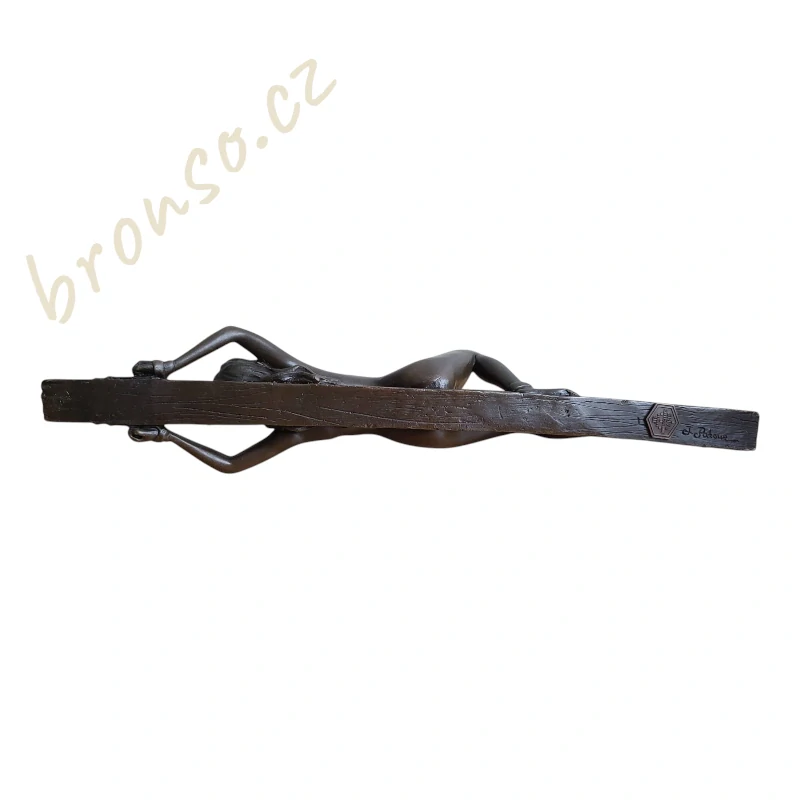 Ležící ženský akt – bronzová soška, těžítko, smyslná figurka ve stylu Art Deco, elegantní ženská socha, luxusní dekorace do interiéru, sběratelský dárek