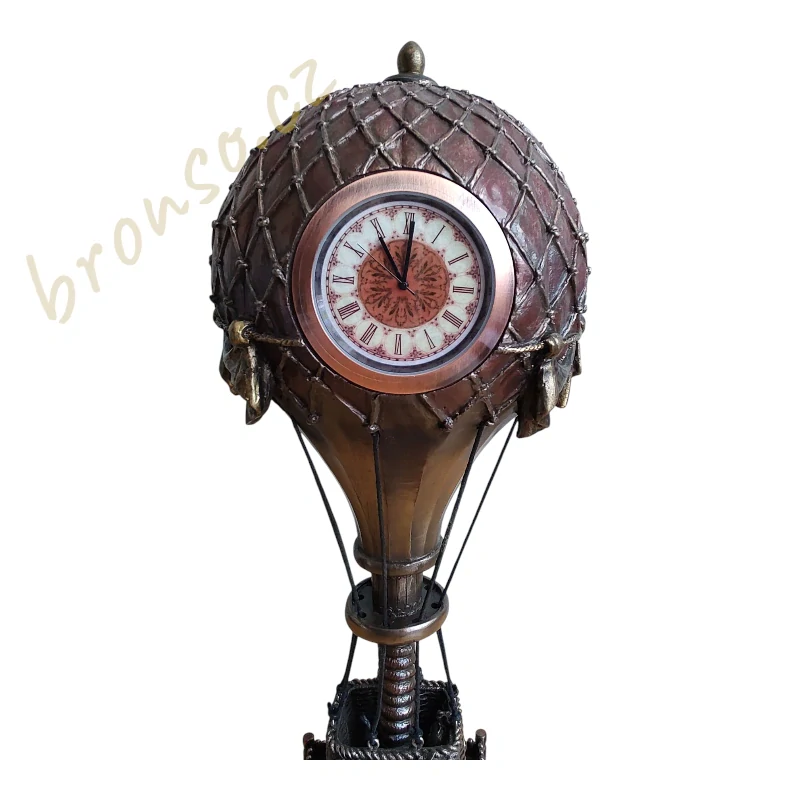 Stolní hodiny horkovzdušný balón – dekorativní hodiny, Veronese WU76967A4