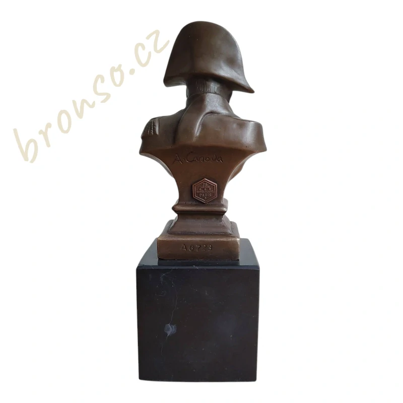Napoleon Bonaparte – bronzová soška A. Canova, signováno, číslováno