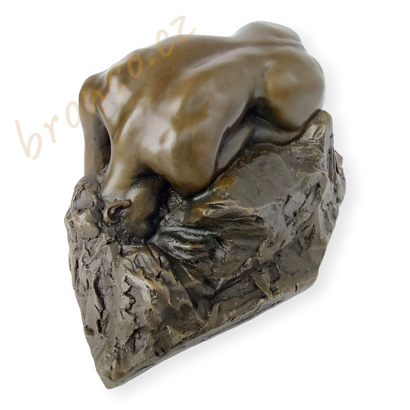 Danaid – La Danaide – A. Rodin, bronzová socha, klasické umělecké dílo