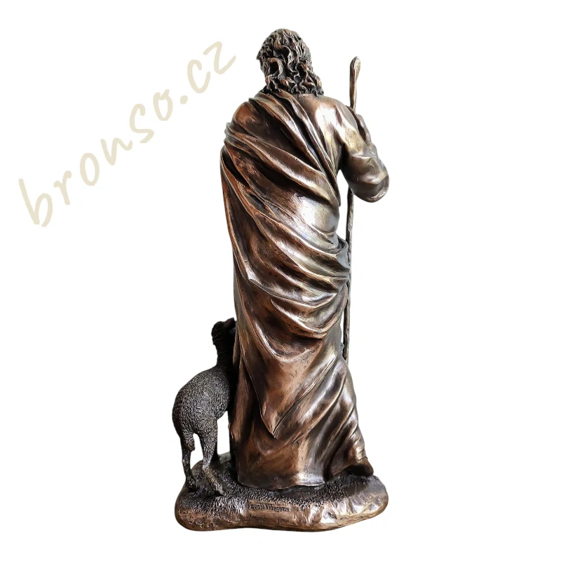 Ježíš Dobrý pastýř s beránkem, křesťanská dekorace Veronese WU75046A1