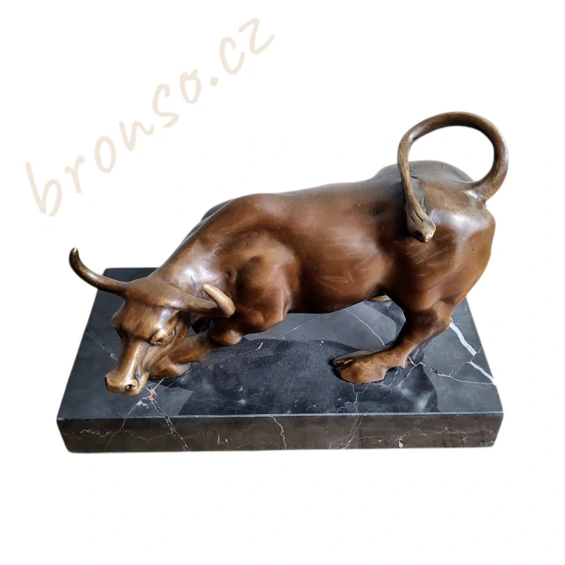 Wall Street Bull – bronzová socha býka, symbol síly a prosperity