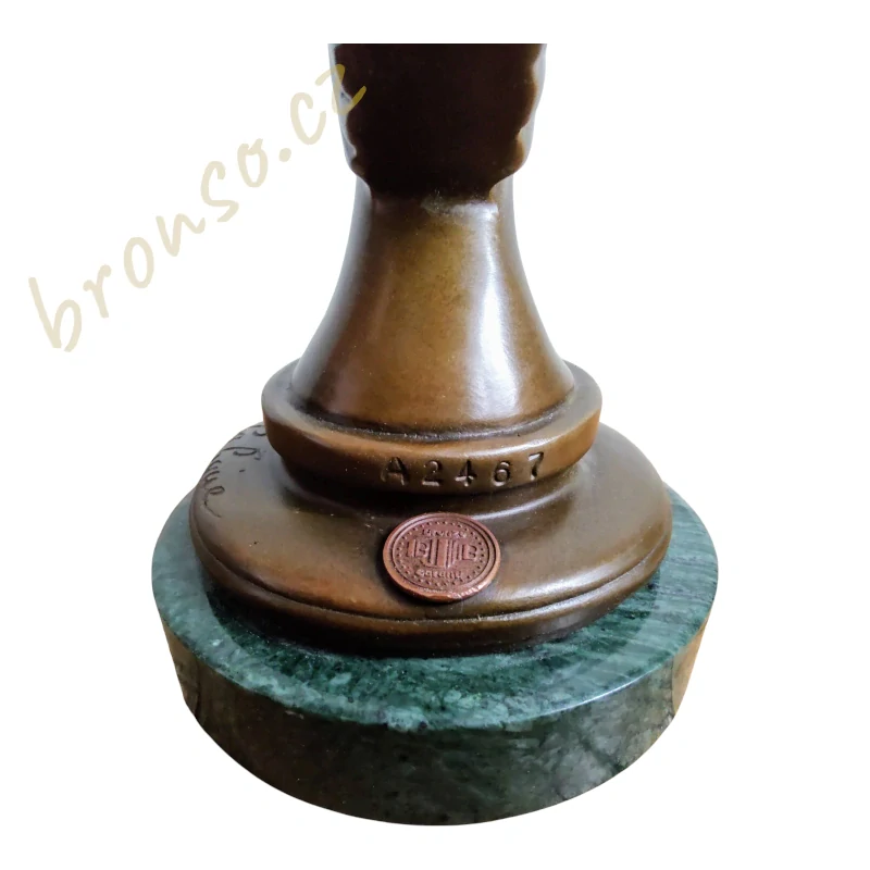 Bronzová soška Victoire Duch větru ve stylu Art Deco – Spirit of the Wind