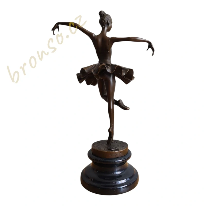 Baletka – bronzová socha Milo | Číslovaná, francouzská slévárna