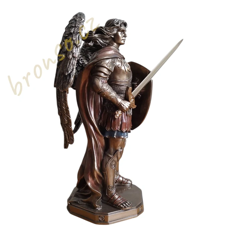 Archanděl Michael s mečem a štítem figurka Veronese WU78357A4