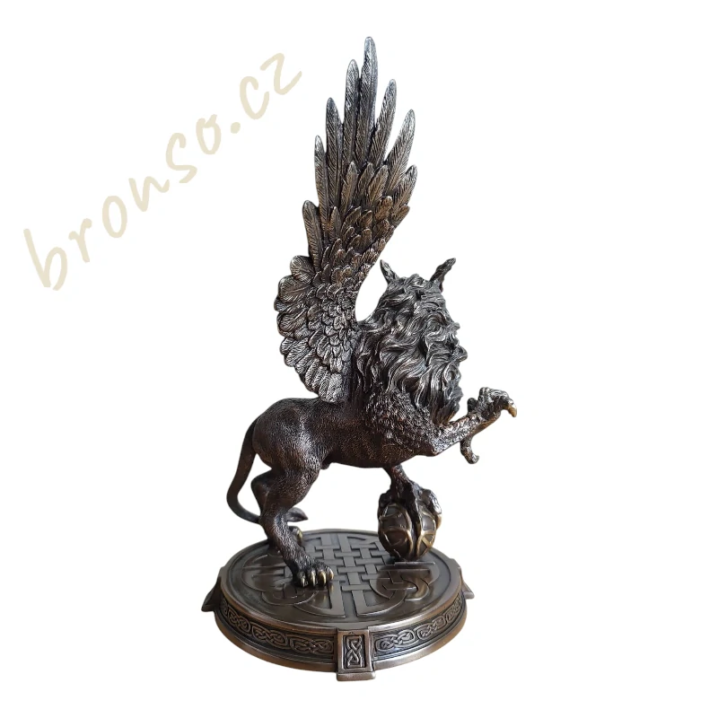 Gryf strážce – mytologická socha, fantasy dekorace Veronese WU77702A4