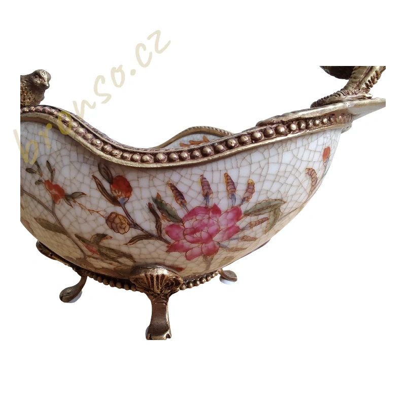 Porcelánová miska s ptáčky