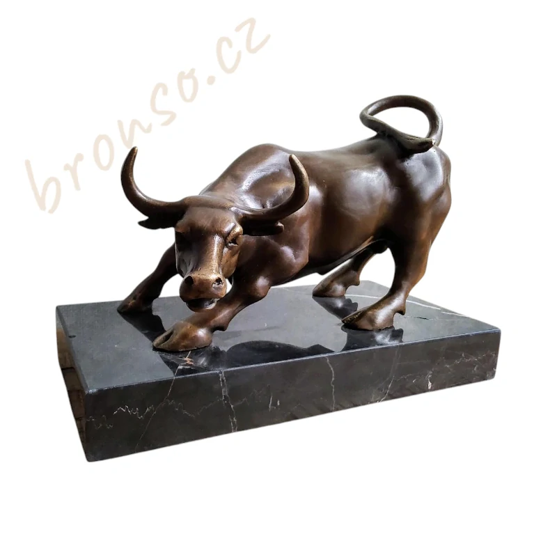 Wall Street Bull – bronzová socha býka, symbol síly a prosperity