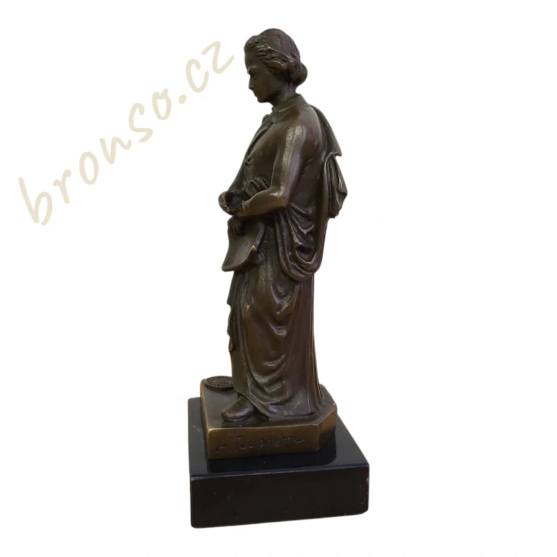 Bronzová figurka Beethoven – číslovaná, patinovaná
