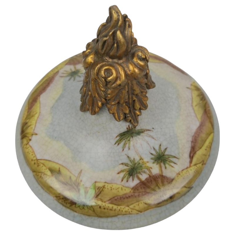 Porcelánová váza s víkem – elegantní dekorativní dóza v klasickém stylu