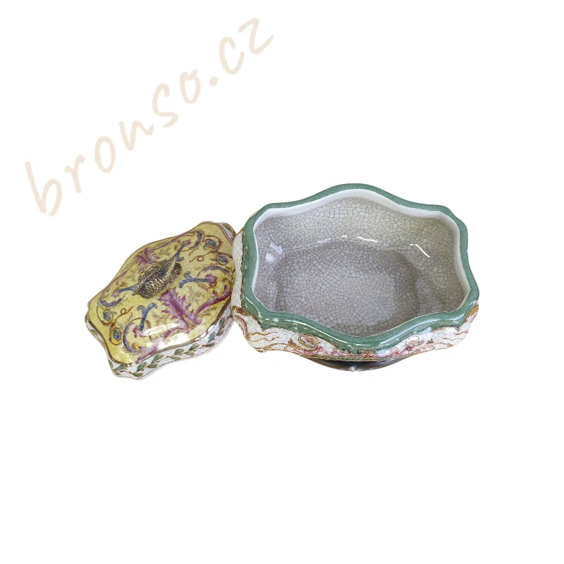 Elegantní porcelánová šperkovnice