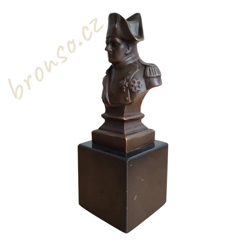 Napoleon Bonaparte – bronzová soška A. Canova, signováno, číslováno