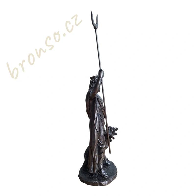Hades s Kerberem – bronzovaná figurka řeckého boha podsvětí, Veronese WU76388A1