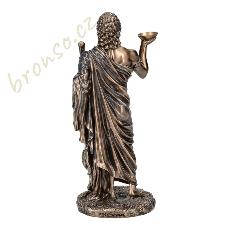 Asklépios – bůh lékařství a uzdravování figurka Veronese WU78205A4
