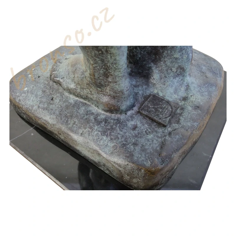 Adam – bronzová soška Rodin, stvoření člověka – umělecká dekorace