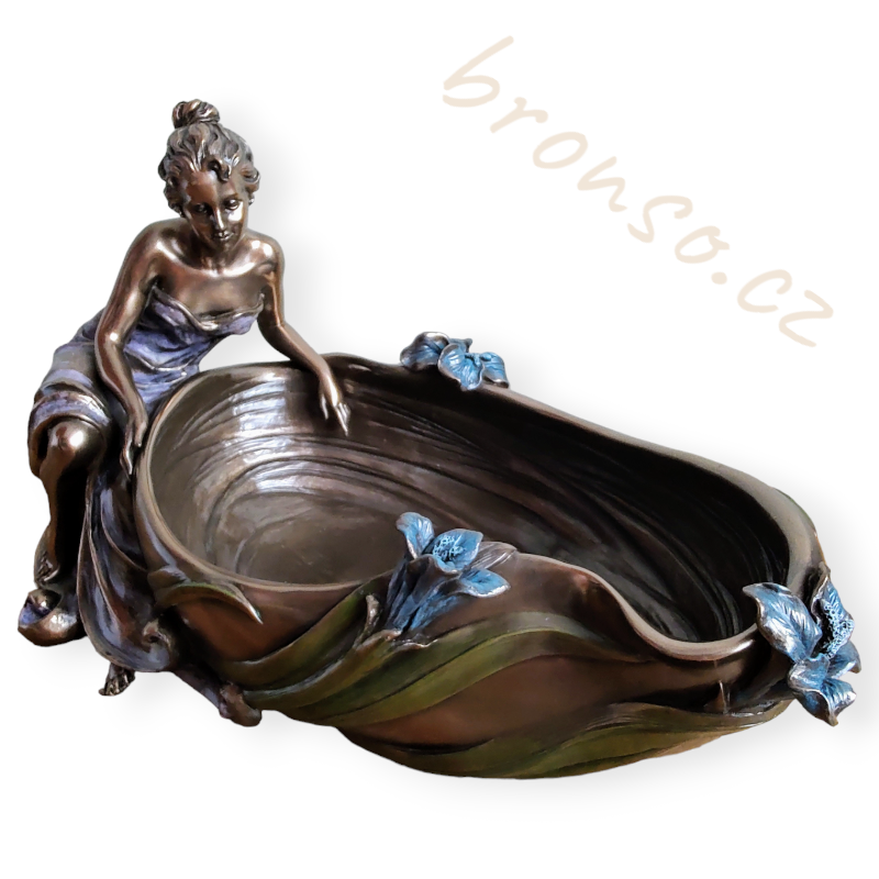Mísa v secesním stylu – podnos Veronese, elegantní dekorace Art Nouveau AN10023V4
