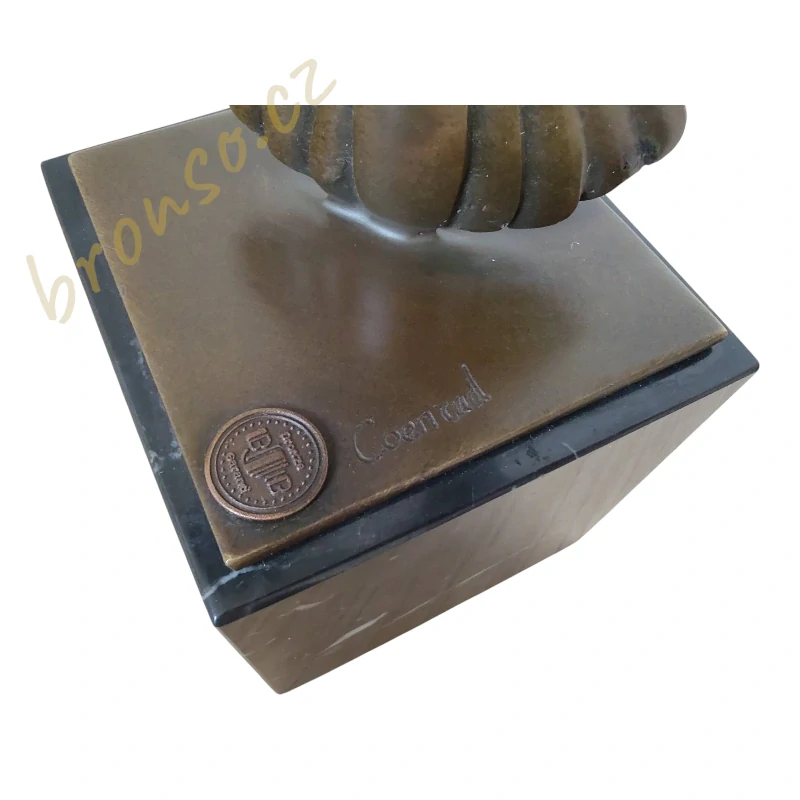 Holub v letu – bronzová socha