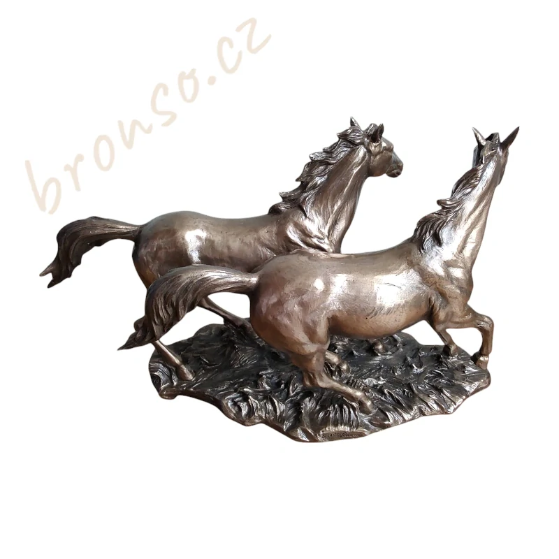 Cválající koně – soška Veronese WU76436A1