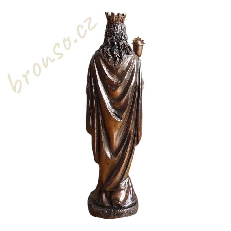 Soška svaté Barbory – křesťanská dekorace, symbol víry a ochrany, Veronese WU76757A4