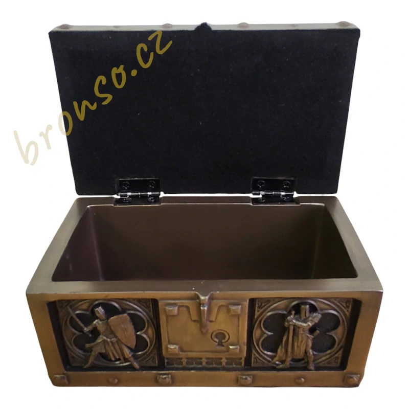 Rytířská šperkovnice Templáři, box na drobnosti - Veronese WU77621A4