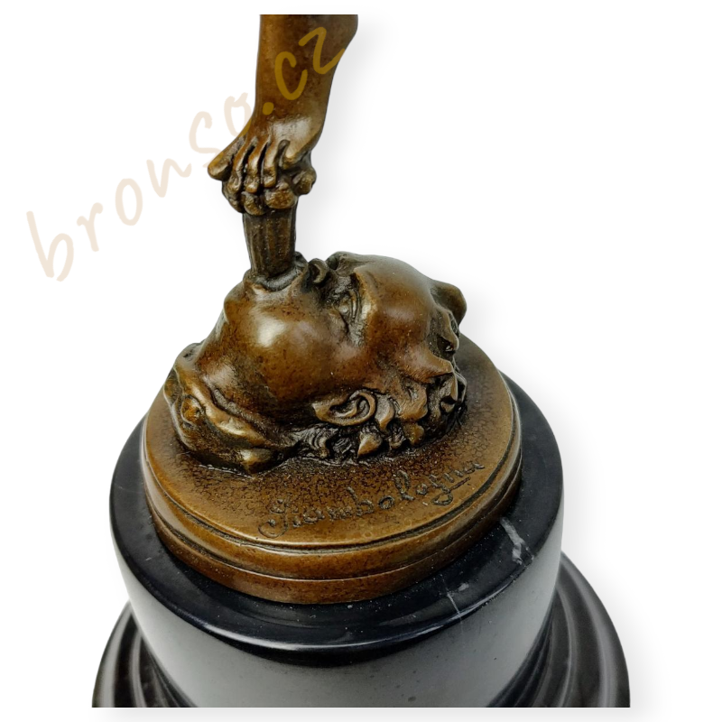 Bůh Hermés (Merkur) – bronzová socha, symbol rychlosti a moudrosti