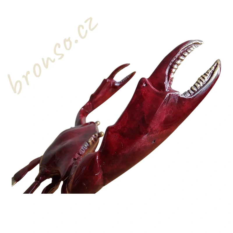 Krab – bronzová soška do interiéru i exteriéru | Námořní a pobřežní dekorace