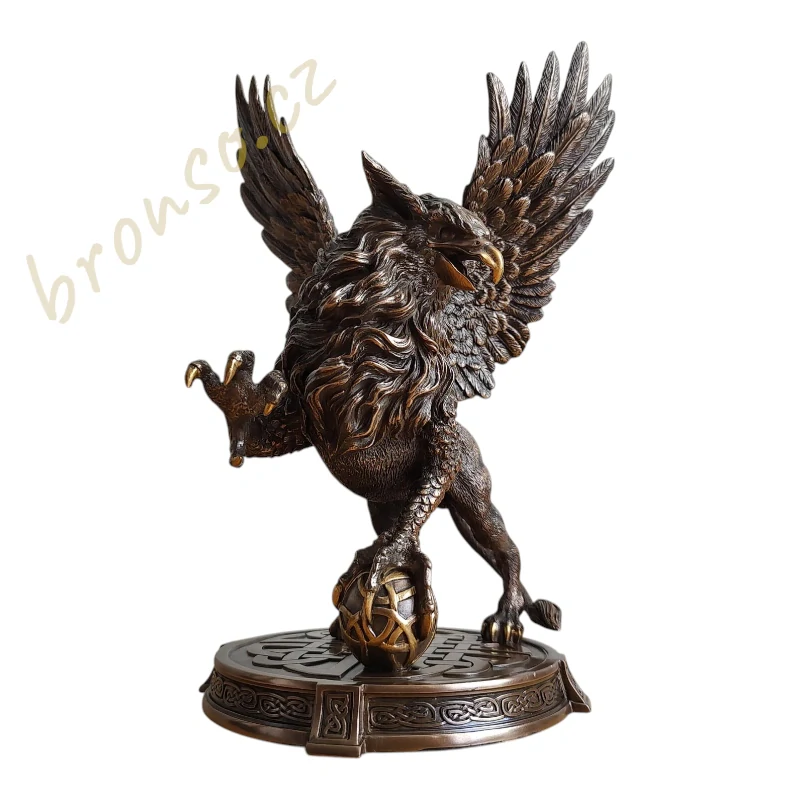 Gryf strážce – mytologická socha, fantasy dekorace Veronese WU77702A4