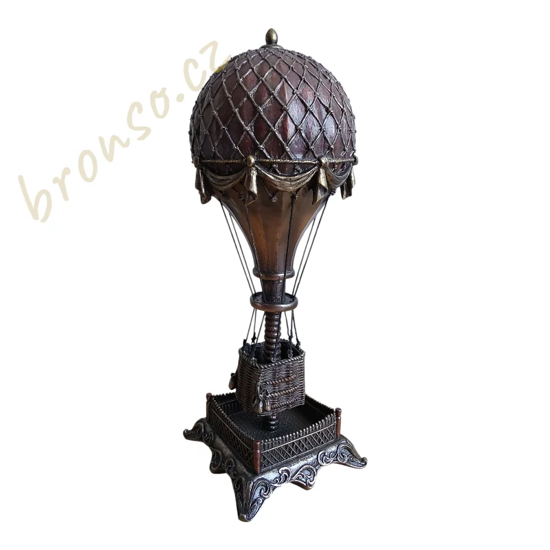 Stolní hodiny horkovzdušný balón – dekorativní hodiny, Veronese WU76967A4