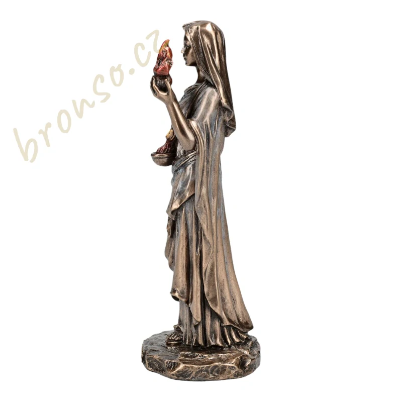 Hestia s posvátným plamenem – figurka řecké bohyně, Veronese WU78204A4