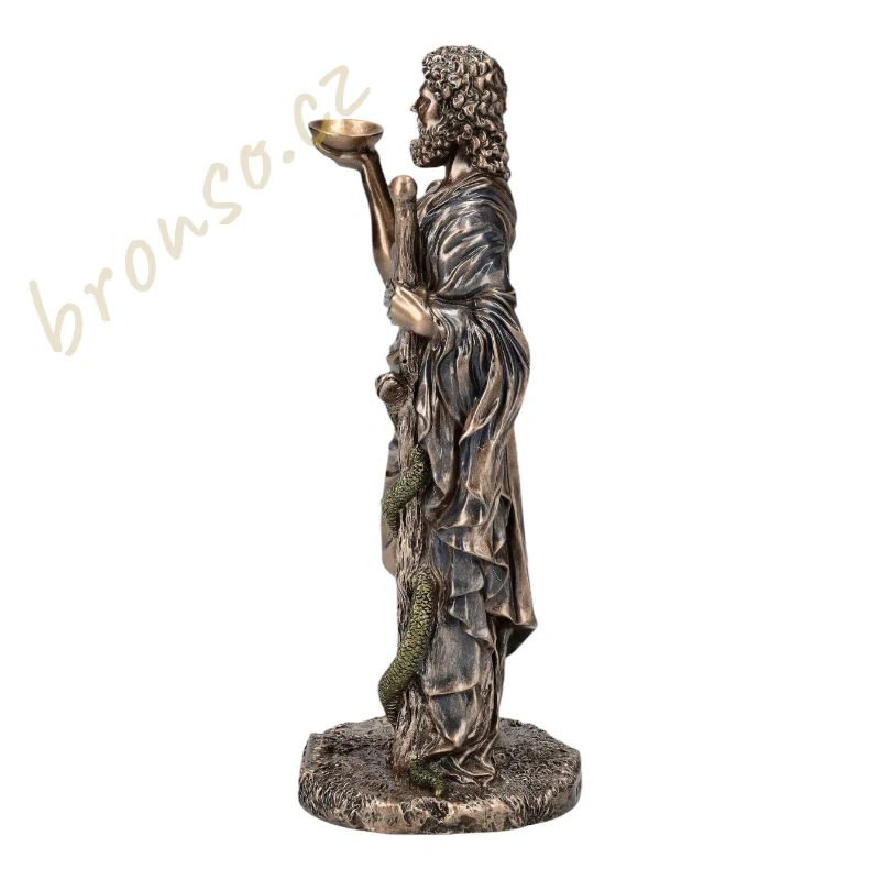 Asklépios – bůh lékařství a uzdravování figurka Veronese WU78205A4